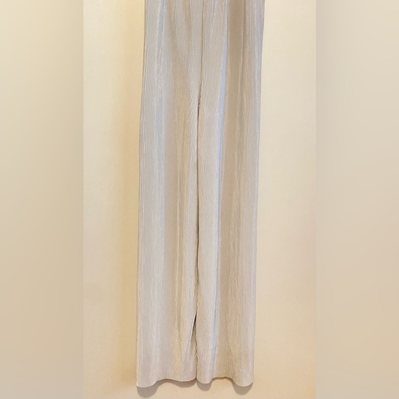 Pleated Wide Leg Jumpsuit - Picture 5 of 6